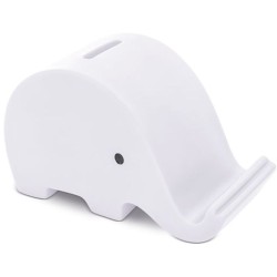 Pokladnička s držákem telefonu - slon