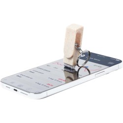 Přívěšek na klíče se stojánkem na mobil Peix