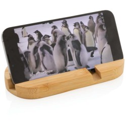 Stojánek na telefon a tablet z bambusu