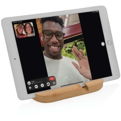 Stojánek na telefon a tablet z bambusu