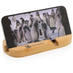 Stojánek na telefon a tablet z bambusu