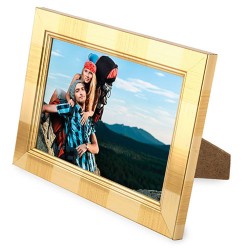 Lesklý fotorámeček zlatý