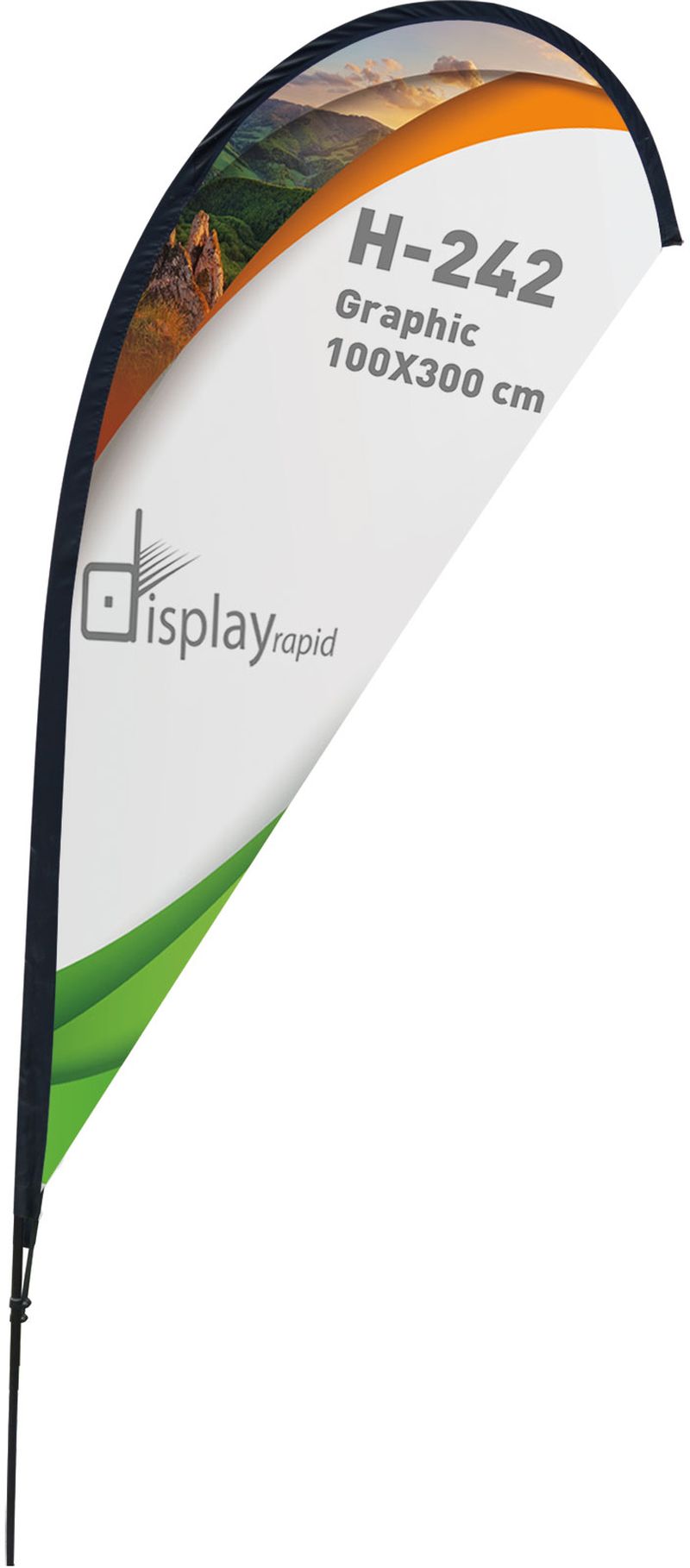 Držák na vlajku s vlastním potiskem