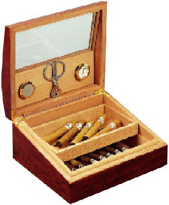 Humidor z růžového dřeva