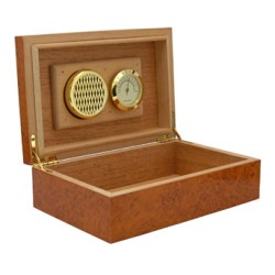 Humidor z hnědého dřeva XS