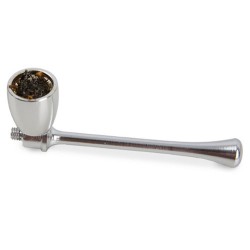 Kapesní dýmka stříbrná