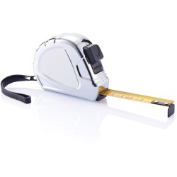 Chromovaný svinovací metr - 5 m/19 mm