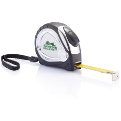 Automatický chromovaný svinovací metr - 5 m/19 mm