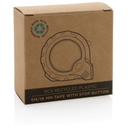 Svinovací metr 5m/19mm se stop funkcí z RCS recykl. plastu