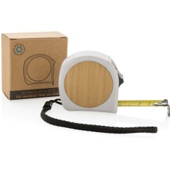 Svinovací metr 5m/19mm z RCS recykl. plastu a FSC bambusu