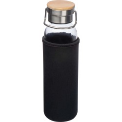 Skleněná láhev s neoprenovým obalem, 600ml