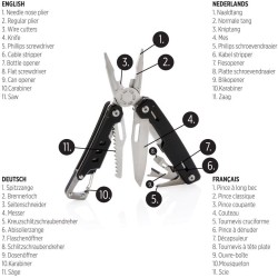 Multifunkční nůž s karabinou Solid