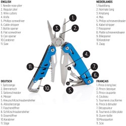 Multifunkční nůž s karabinou Solid