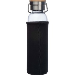 Skleněná láhev s neoprenovým obalem, 600ml