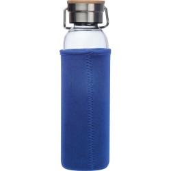 Skleněná láhev s neoprenovým obalem, 600ml