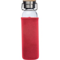 Skleněná láhev s neoprenovým obalem, 600ml