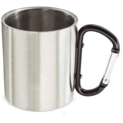 Plechový hrnek s barevnou karabinou