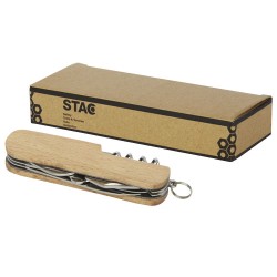 Dřevěný kapesní nůž Richard se 7 funkcemi