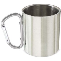 Plechový hrnek s barevnou karabinou