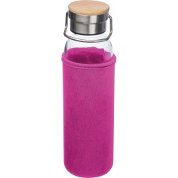 Skleněná láhev s neoprenovým obalem, 600ml