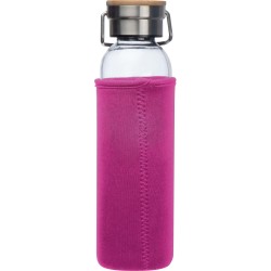 Skleněná láhev s neoprenovým obalem, 600ml