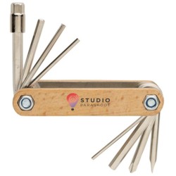 FSC dřevěná sada imbusů