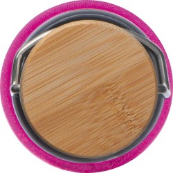 Skleněná láhev s neoprenovým obalem, 600ml