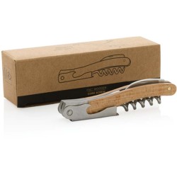 FSC dřevěná vývrtka