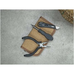 Spike 24dílná sada nářadí z RCS recyklovaného plastu s korkovým pouzdrem