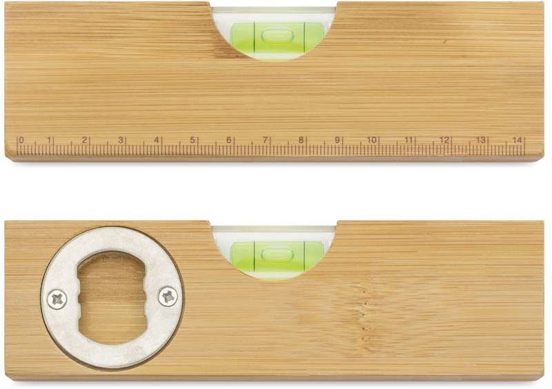 Vodováha s otvírákem a pravítkem