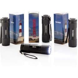 Hliníková svítilna Quattro