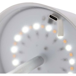 USB stolní lampa Pure Glow z RCS recykl. plastu