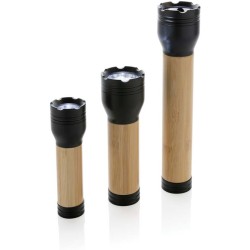 USB svítilna Lucid 1W z RCS recykl. plastu a bambusu