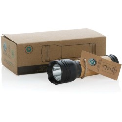 USB svítilna Lucid 1W z RCS recykl. plastu a bambusu