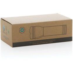 USB svítilna Lucid 3W z RCS recykl. plastu a bambusu