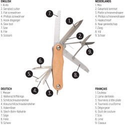 Dřevěný kapesní nůž