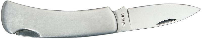 Velký nerezový skládací nůž METALLIC