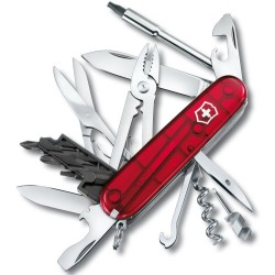 Nůž Victorinox CyberTool 34 transparentní červený