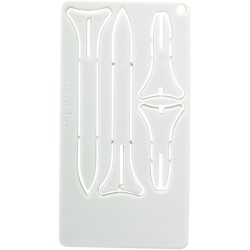 Tunker karta s golfovými týčky