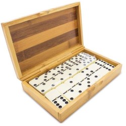 Domino v bambusové krabičce