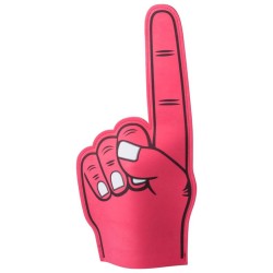 Zacky fandící ruka