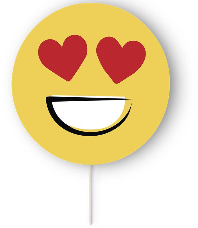 Emoty vějiř na selfie