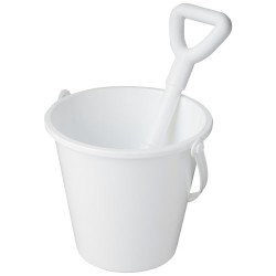 Plážový kbelík a lopatka z recyklovaného plastu Tides