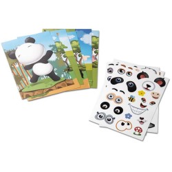 MADAGASCAR. Hra se samolepkami