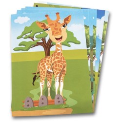 MADAGASCAR. Hra se samolepkami