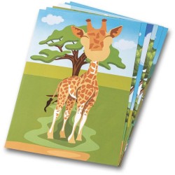 MADAGASCAR. Hra se samolepkami
