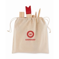 King Dřevěná venkovní házecí hra