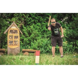 King Dřevěná venkovní házecí hra