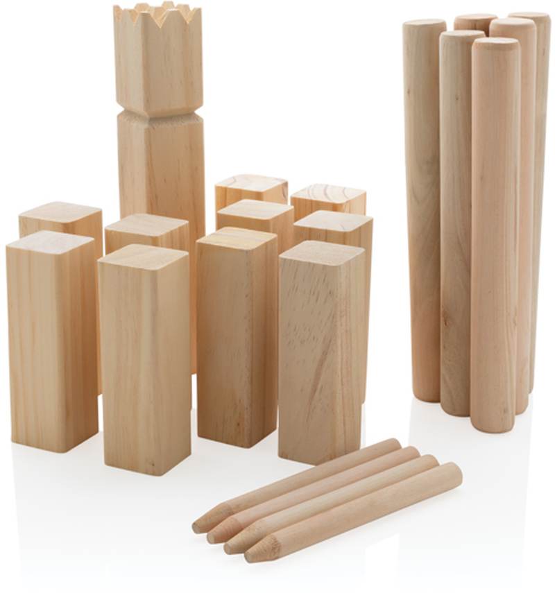 Herní sada Kubb ze dřeva