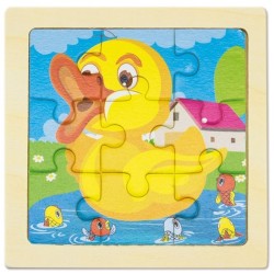 Dřevěné puzzle - 5ks